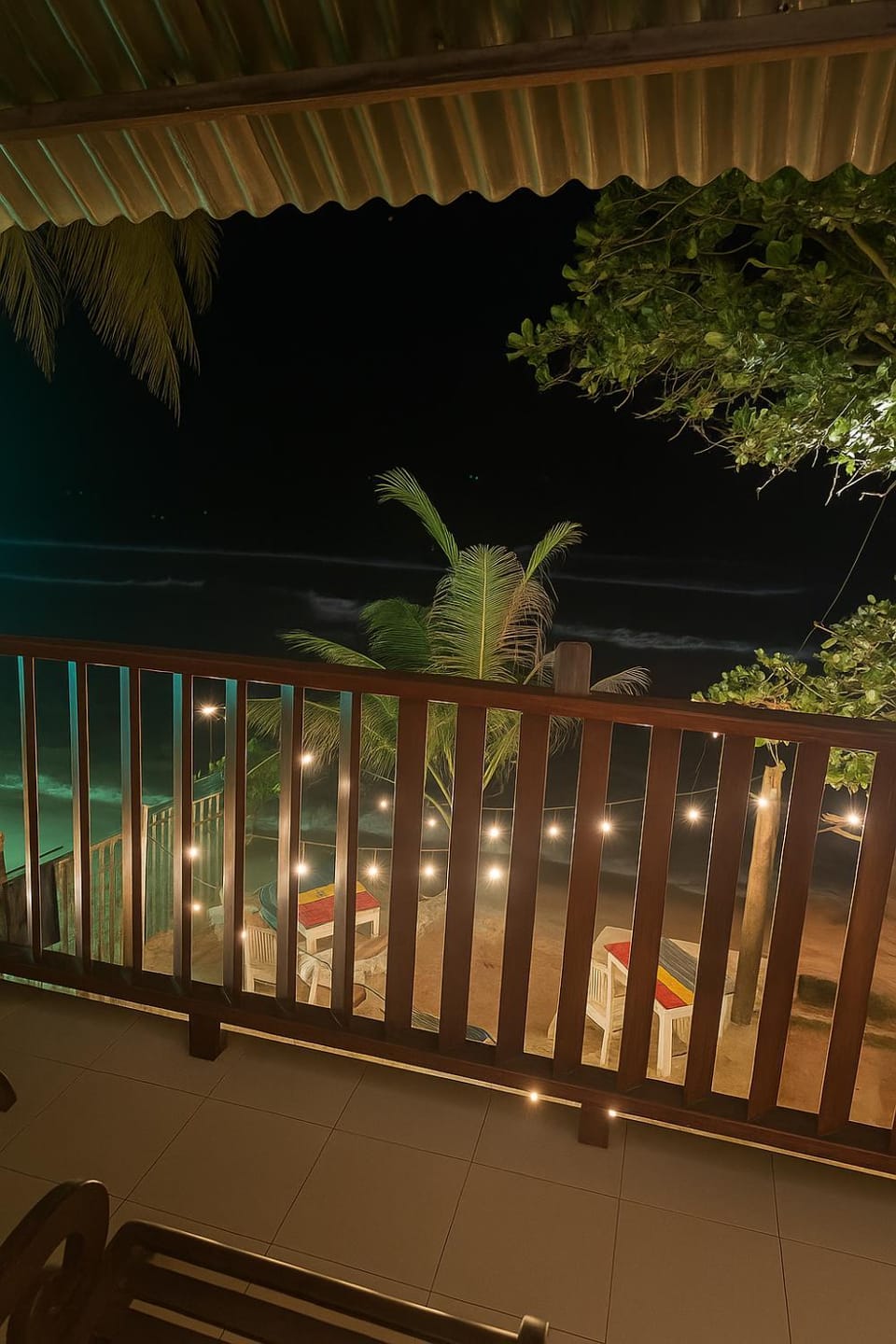 Night, View (from property/room), Balcony/Terrace
