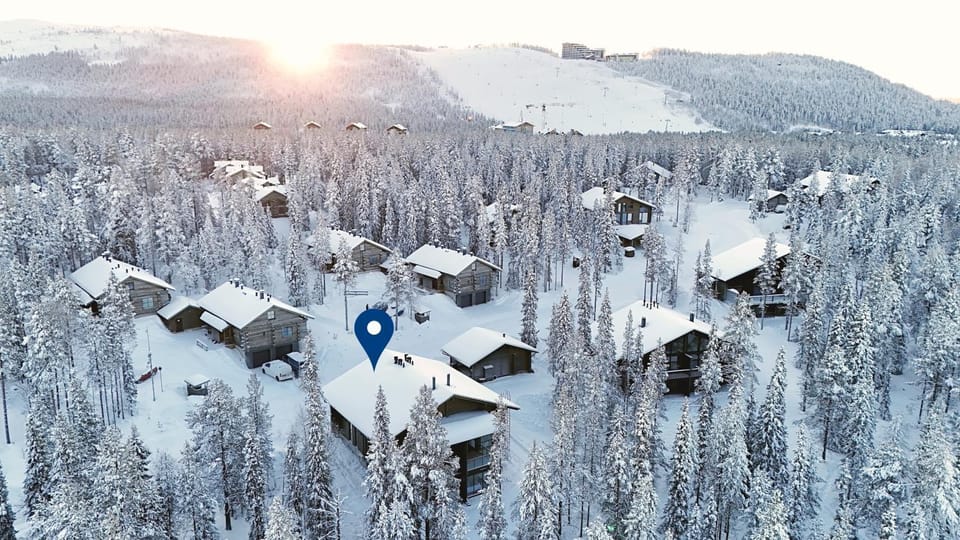 Property building, Nearby landmark, Day, Natural landscape, Bird's eye view, Winter