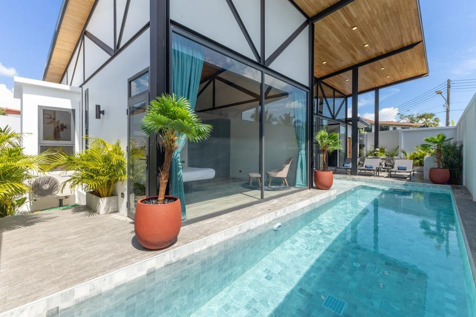 Patio, Day, Pool view, Swimming pool