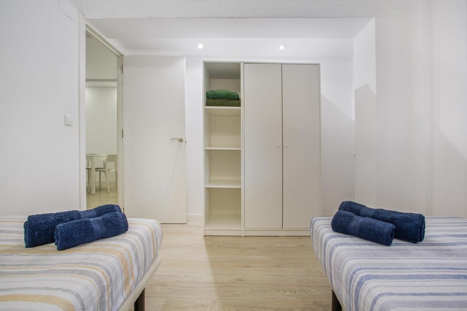 Property building, Living room, Bedroom