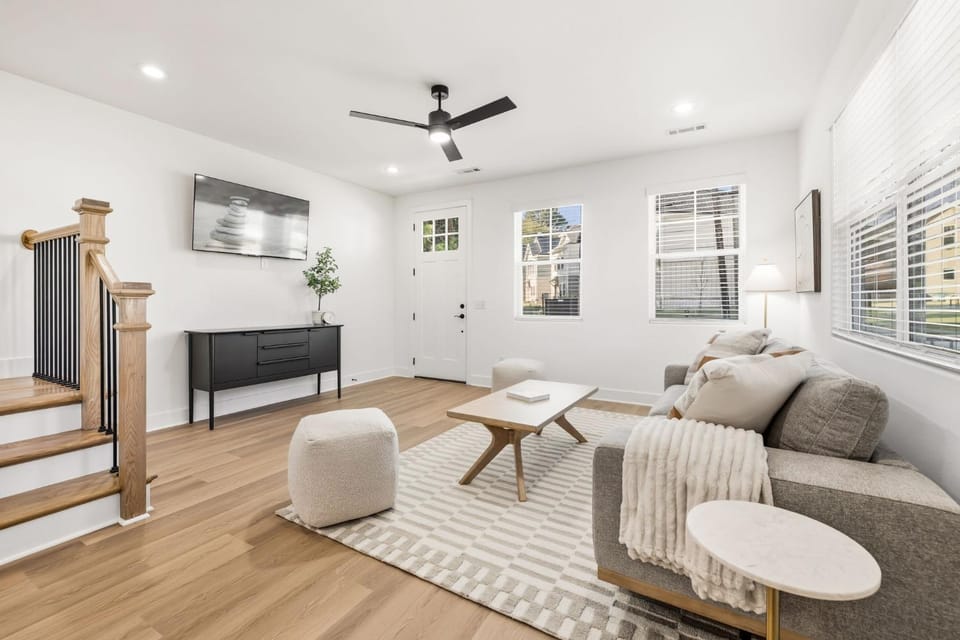 The Opal-Half mi to Baum Walker Field-2 mi to DT House in Fayetteville