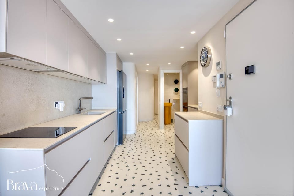 Bathroom, dishwasher, stove, kitchen