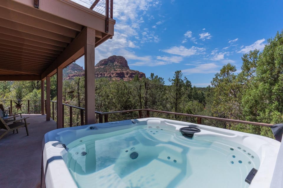 Natural landscape, Hot Tub, Hot Tub, Mountain view