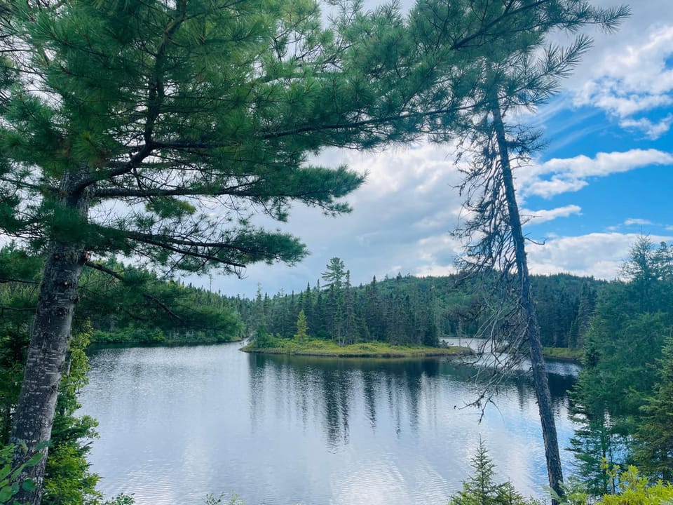 Natural landscape, Lake view
