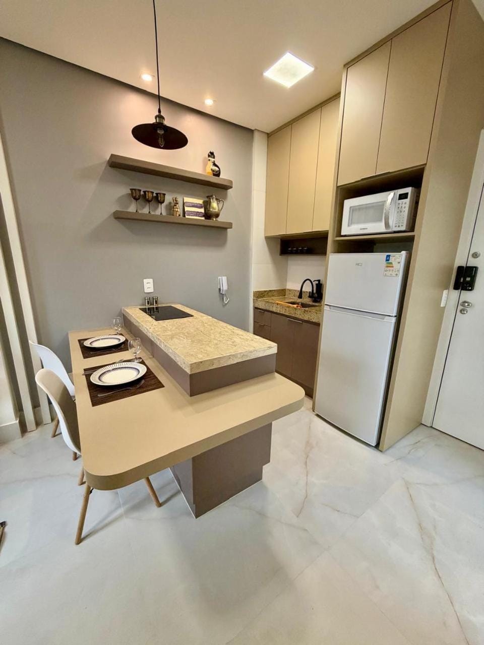 Studio Alba Next, Piscina, Academia, Sauna, Garagem - By Hospede Fácil Apartment in State of Goiás