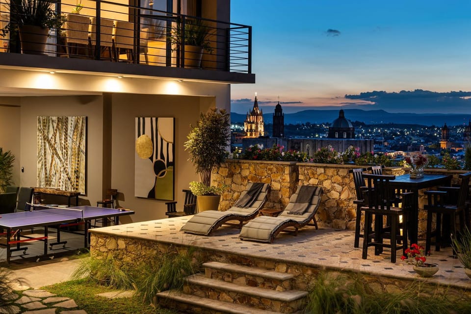 Patio, Night, View (from property/room), View (from property/room), Balcony/Terrace, City view, City view, Landmark view, Landmark view