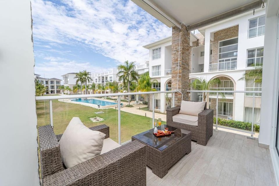 Vista Pearl @Cana Pearl Deluxe Pool View 2B Condo Apartment in Punta Cana