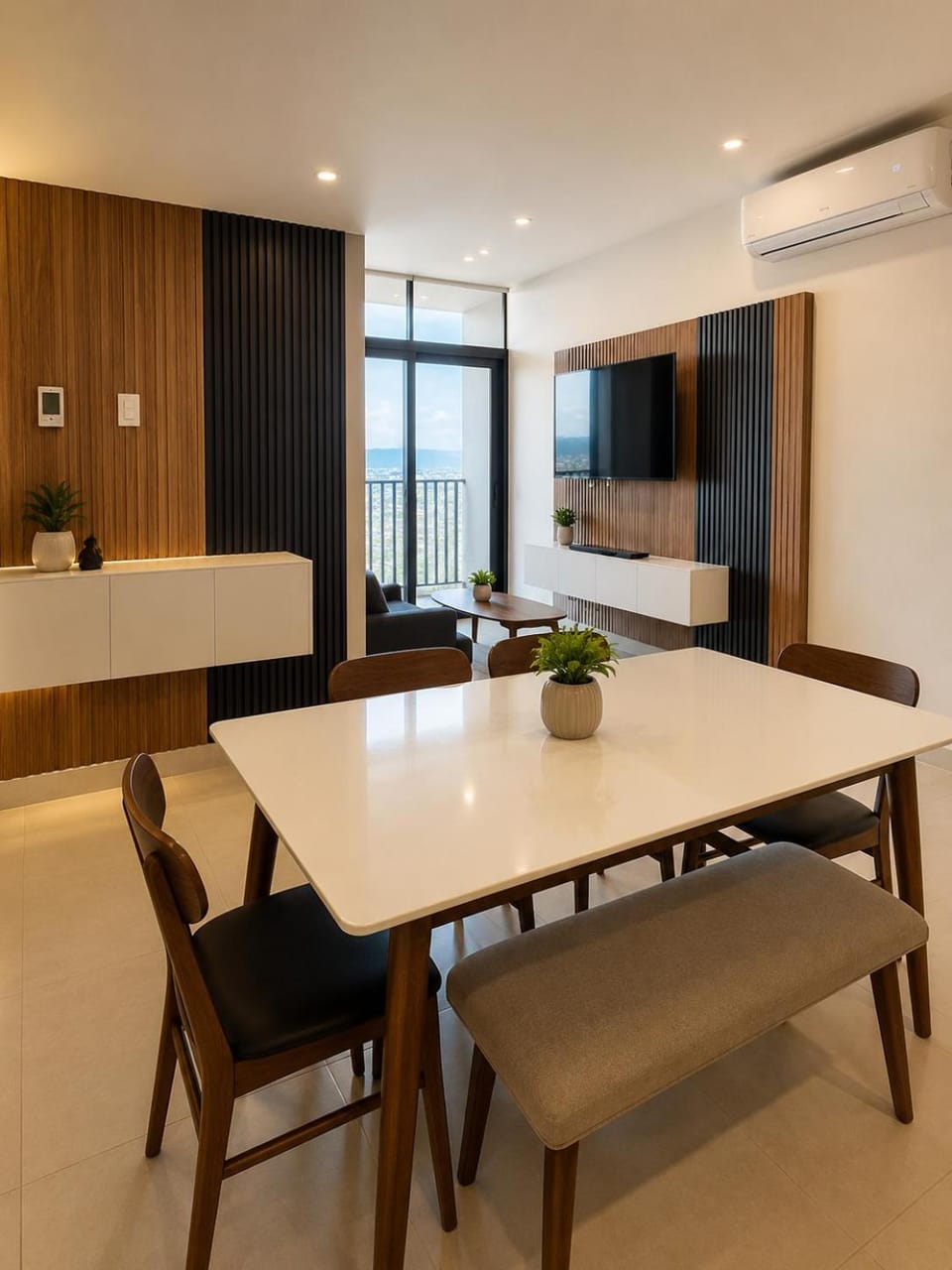 Increíble Apt/Ac/Parking/BBQ/6PX Apartment in Monterrey