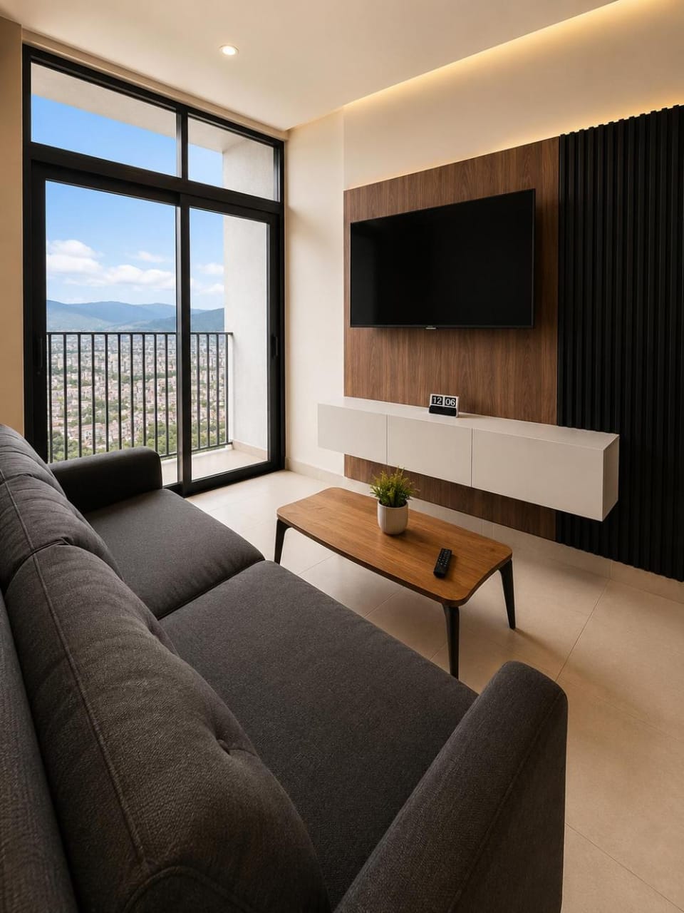 Increíble Apt/Ac/Parking/BBQ/6PX Apartment in Monterrey