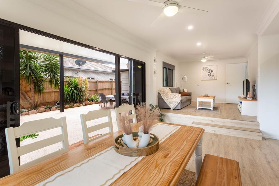 Patio, Living room, Dining area