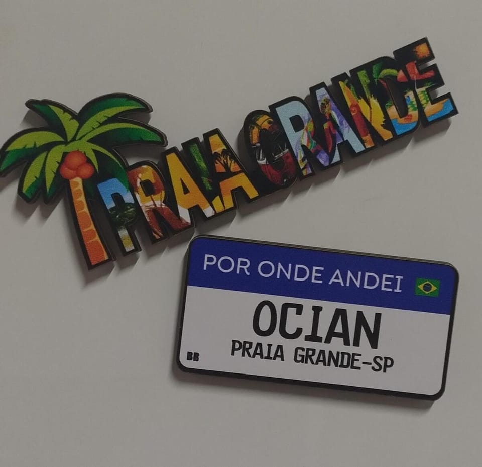 Ocian - apartamento com Wi-Fi Apartment in State of São Paulo