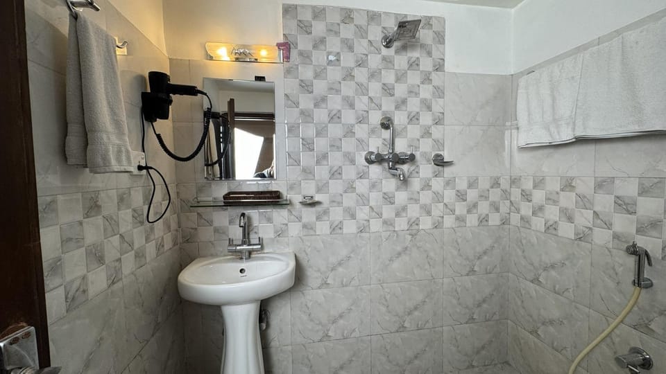 Shower, hair dryier