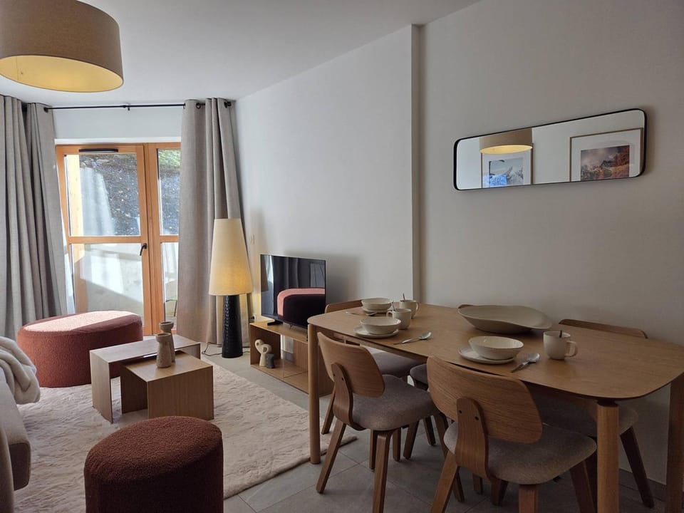 Appartement 3 Pièces à Valmorel - 6 Couchages, Parking - FR-1-291-1038 Apartment in Les Avanchers-Valmorel