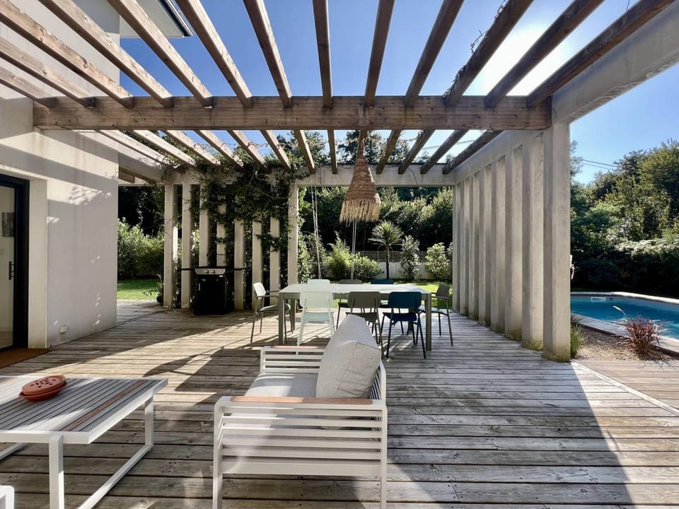 Villa 8 pers à Seignosse avec piscine chauffée et clim - FR-1-791-44 Villa in Hossegor