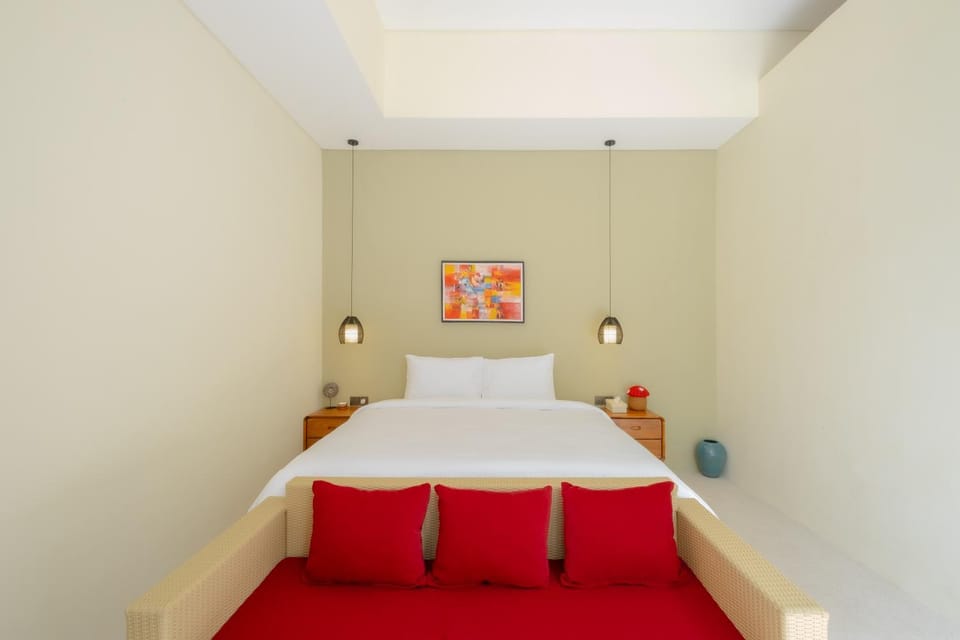 Bed, Photo of the whole room, Bedroom, wedding, air conditioner, air conditioner