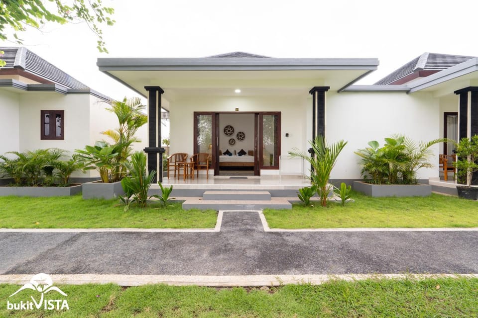 Property building, Garden view
