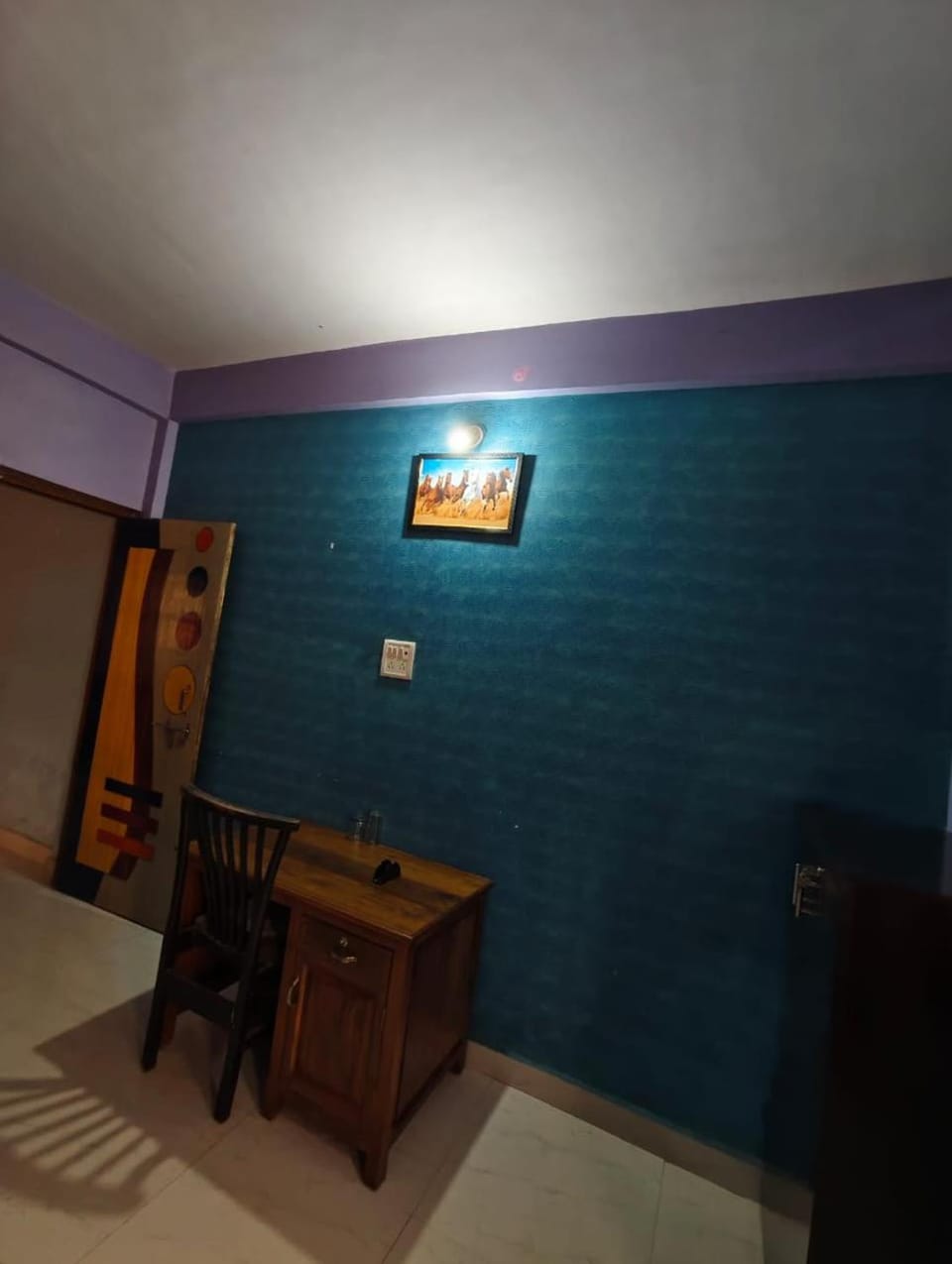 Dining area, hair dresser