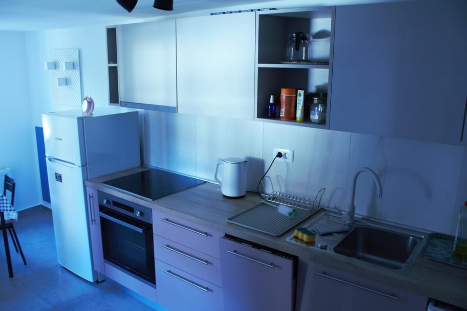 Coffee/tea facilities, Kitchen or kitchenette, dishwasher, oven, stove