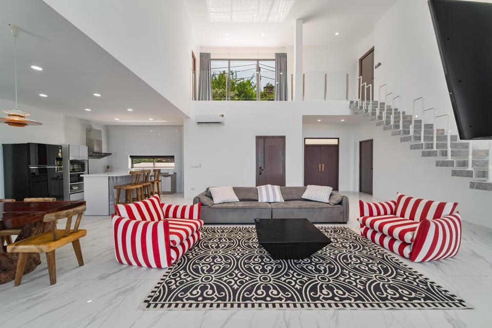 4BDR Sea View Pool Villa Vernal, Chaweng Noi Hill Villa in Ko Samui