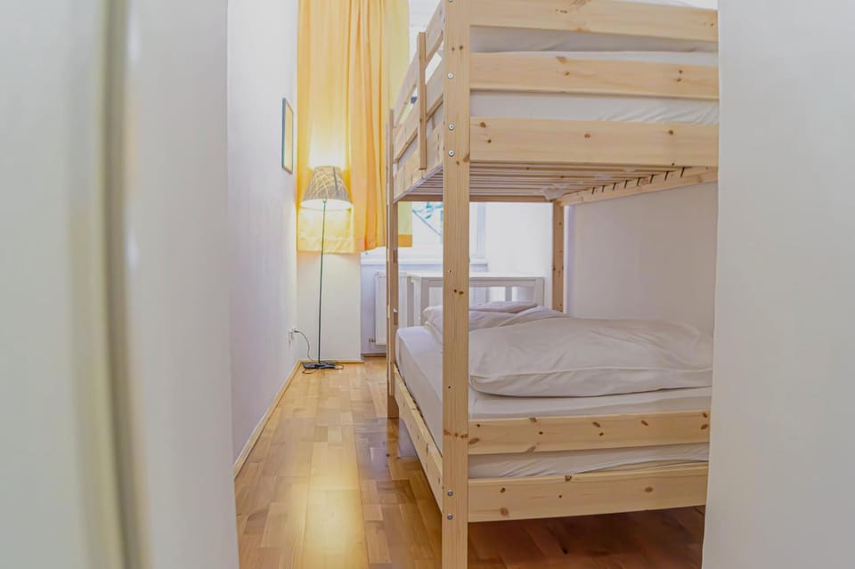 Bed, Bedroom, bunk bed, wardrobe