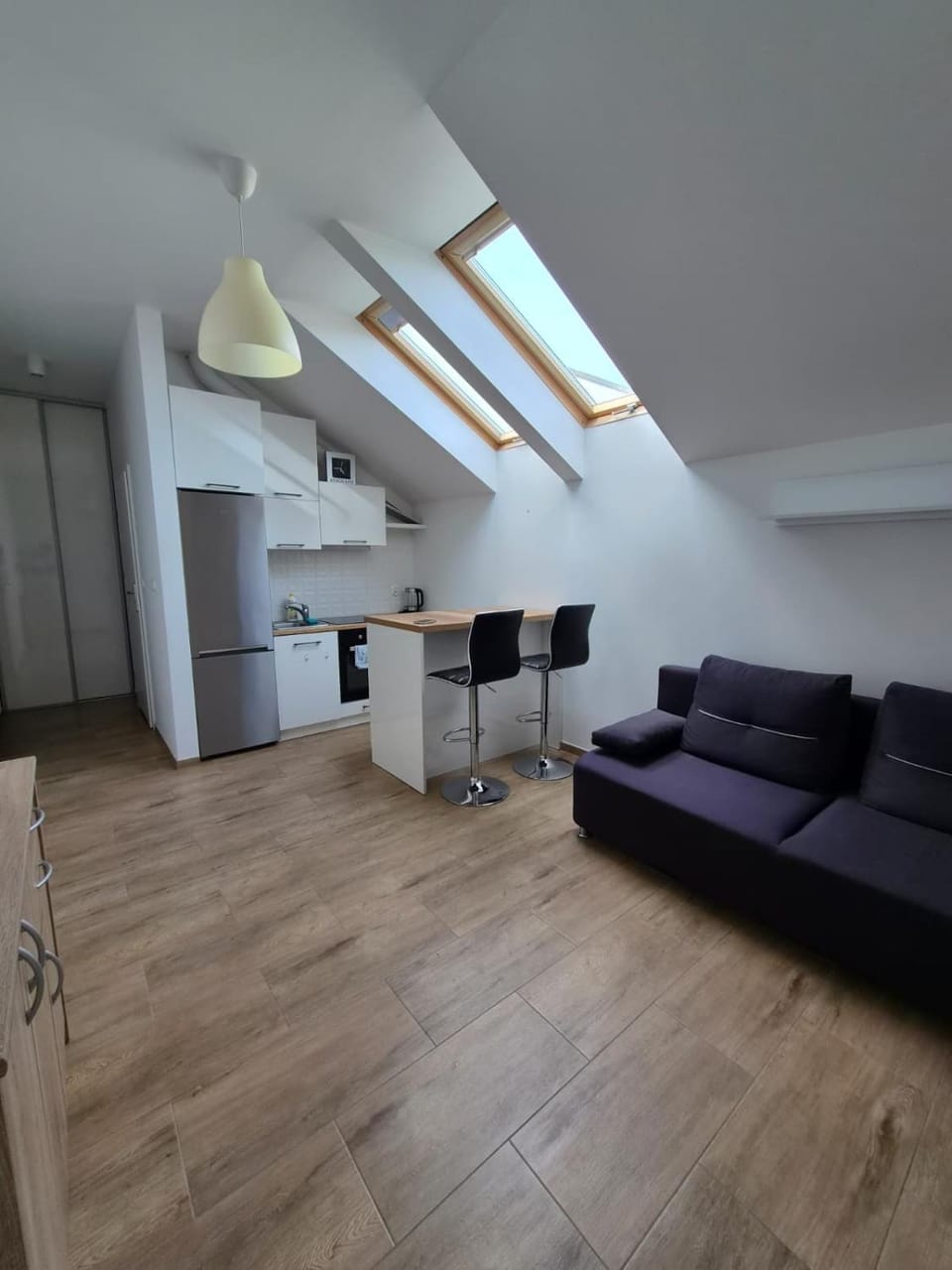 Kitchen or kitchenette, Living room