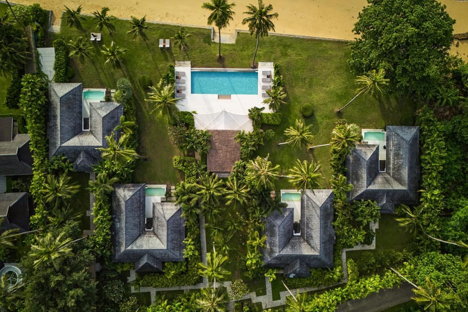 Natural landscape, Garden, Swimming pool