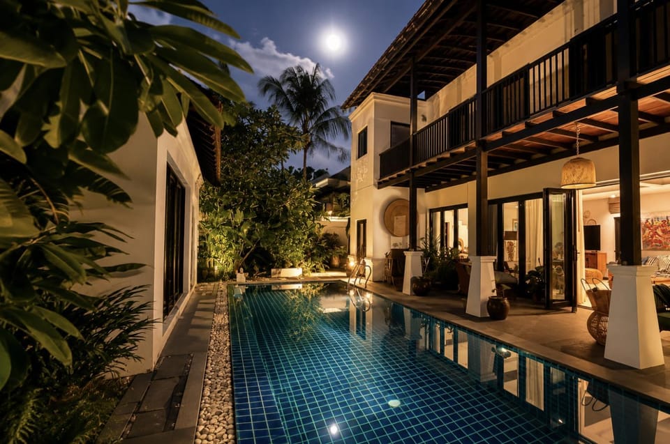 Property building, Patio, Pool view, Swimming pool