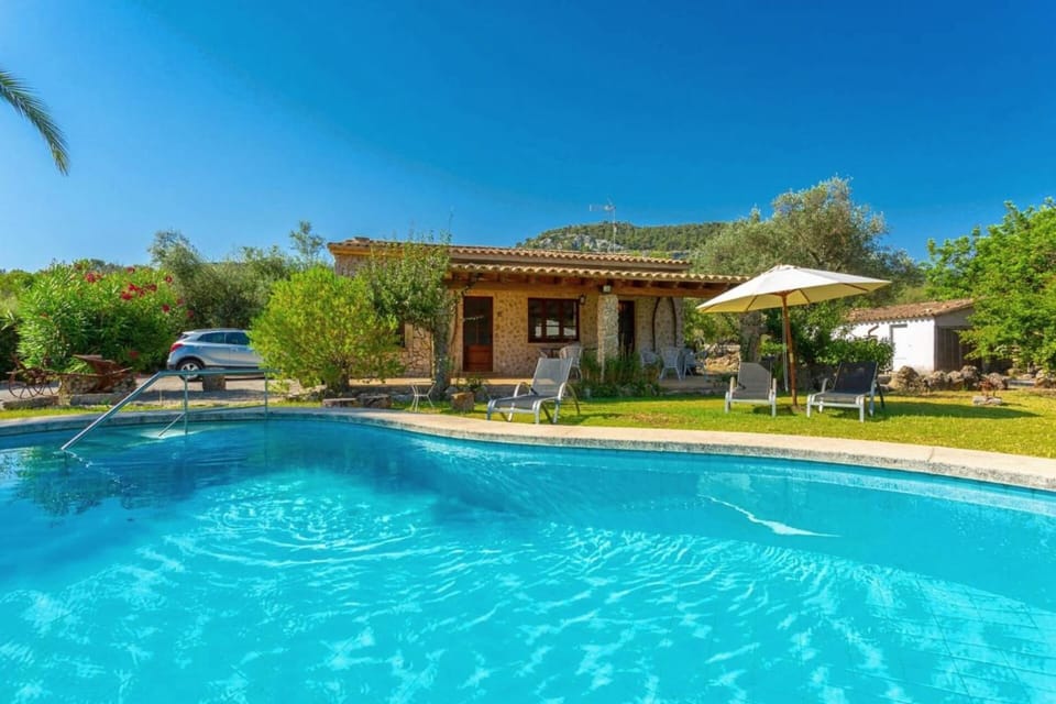 Property building, Garden, Swimming pool, Parking, sunbed