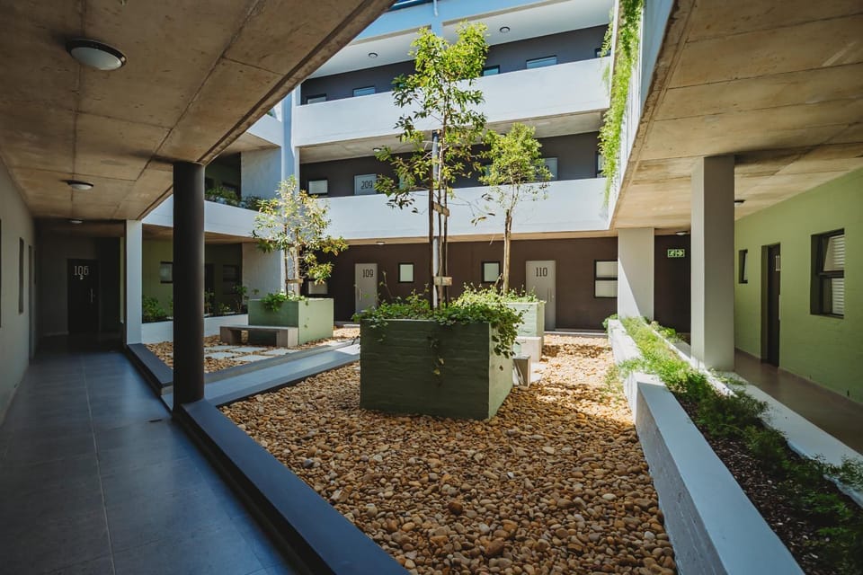 Property building, Garden view
