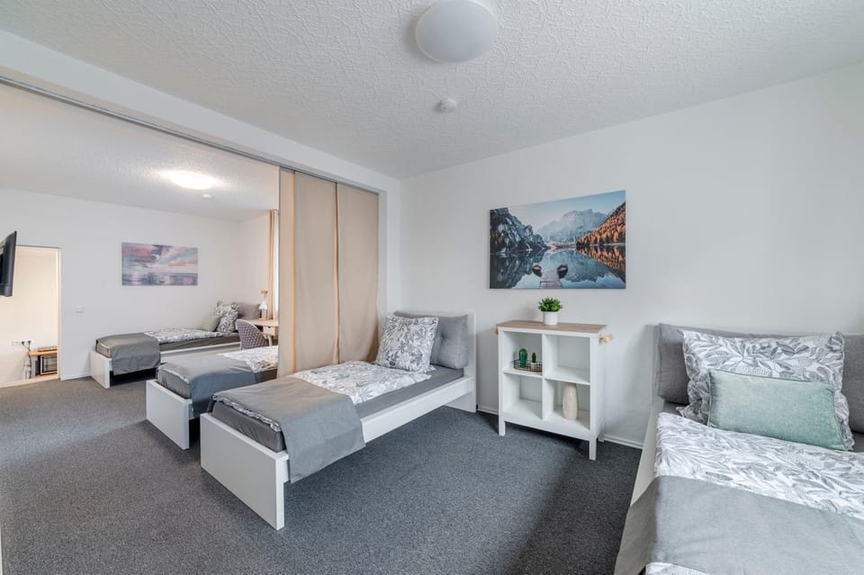 Bed, Living room, Bedroom