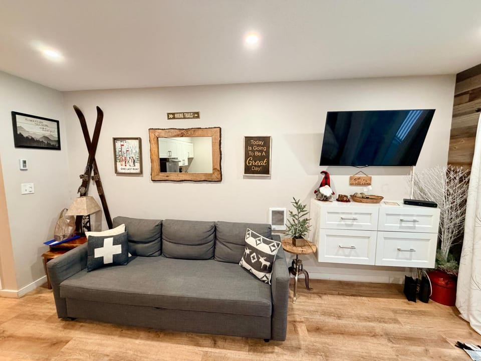 Bed, TV and multimedia, Seating area