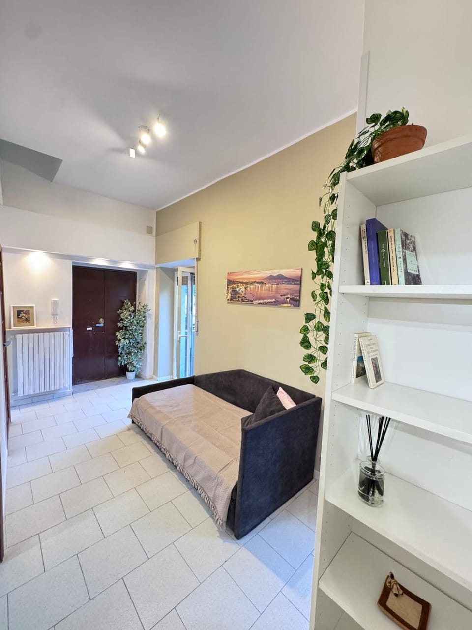 Library, Living room, Seating area