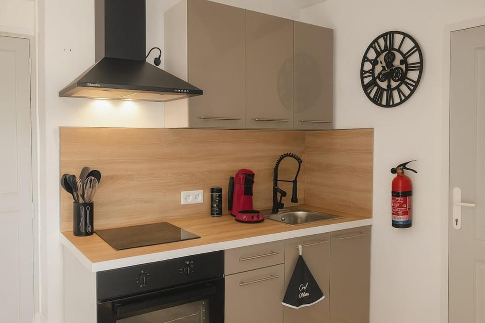 Appartement tout équipé 2 à 4 couchages à 100m des cures LAMALOU LES BAINS Apartment in Occitanie