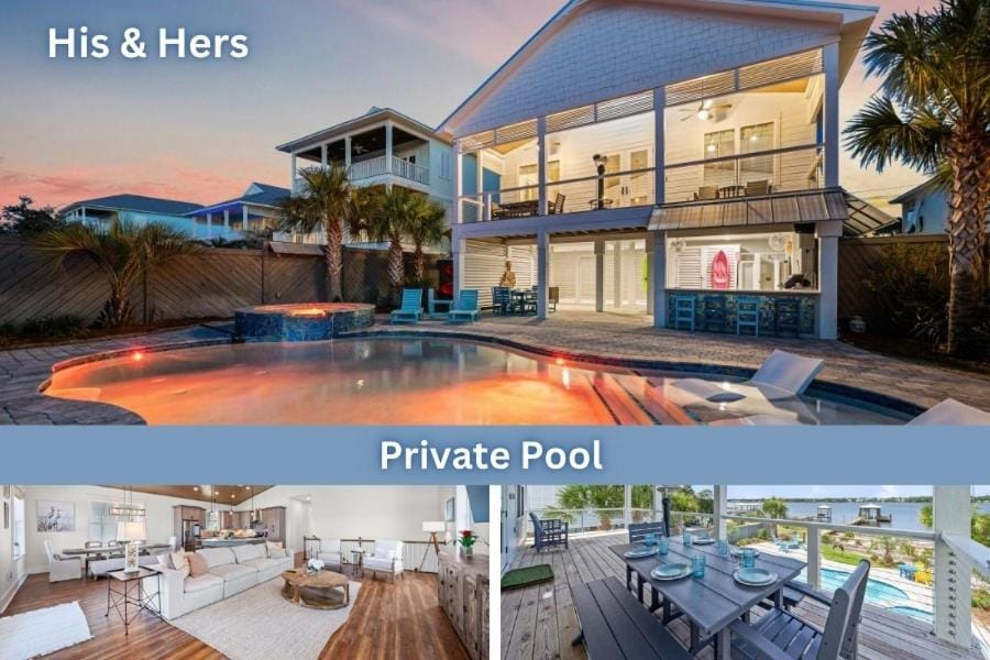 His and Hers by Youngs Suncoast House in West Beach