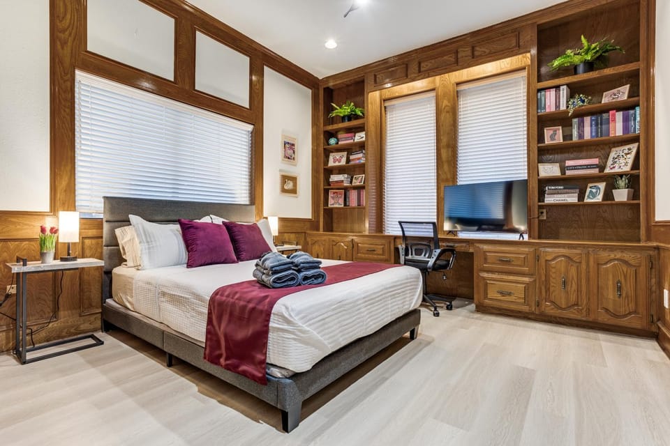 The Castle 9BR Retreat w Pool Game Room House in Garland
