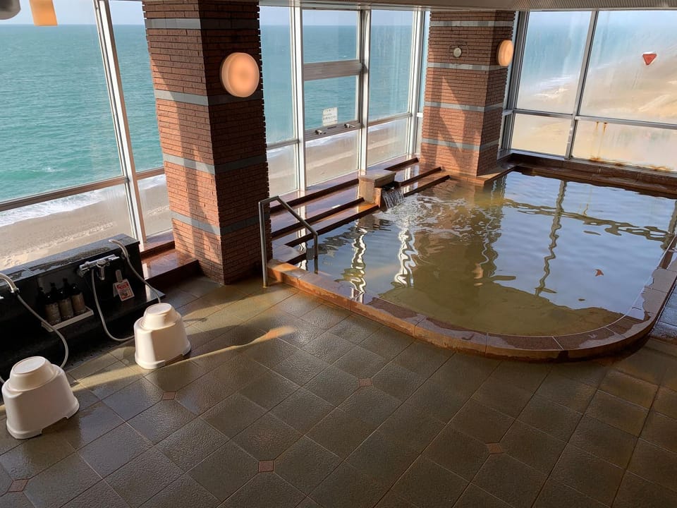 Hot Spring Bath, Sea view, Public Bath