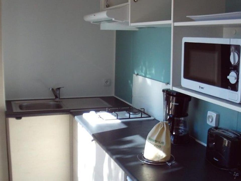 Mobil-home avec Terrasse au Camping Mas Llinas - API-1-52-373 Campground/ 
RV Resort in Le Boulou