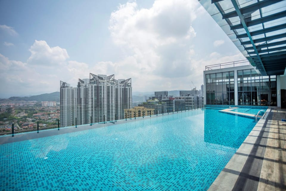 Day, City view, Swimming pool