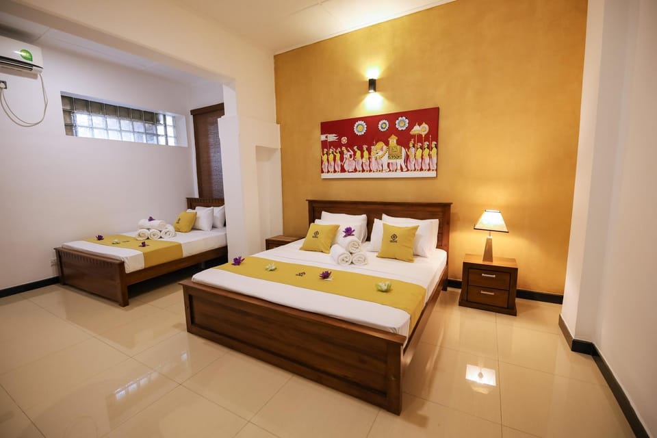 Bed, Bedroom, air conditioner