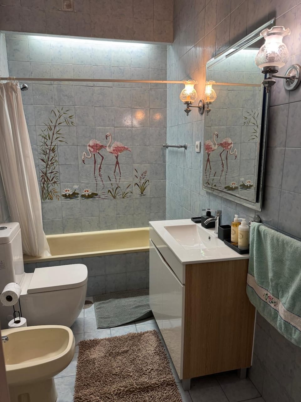 Shower, Toilet, Bathroom, bidet, towels