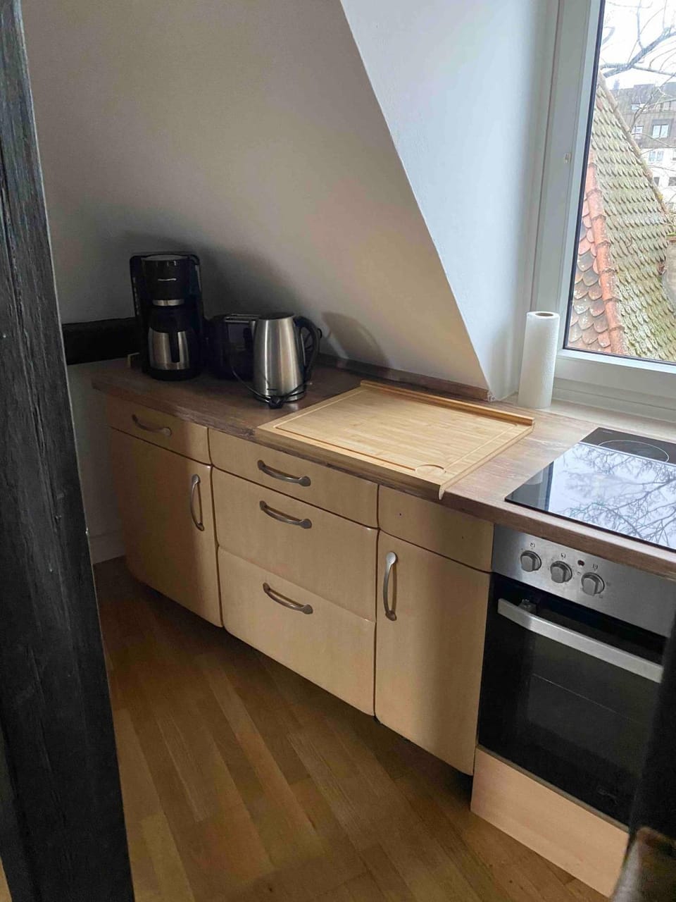 Kitchen or kitchenette, Living room