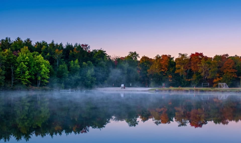 Natural landscape, Lake view