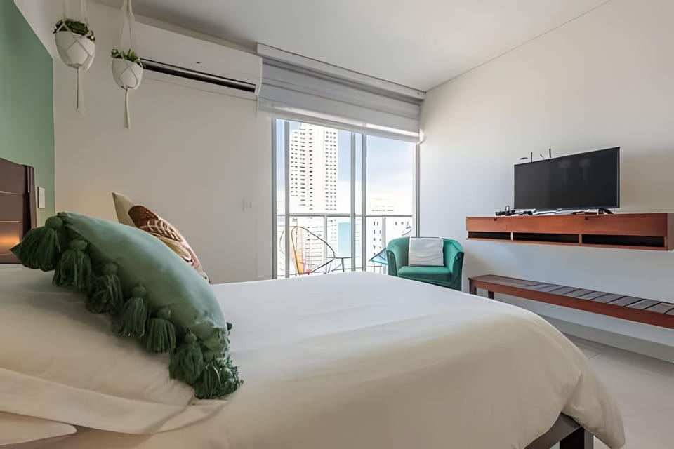 Spectacular 2-bd apt on the 16th floor- Infinitum Apartment in Cartagena