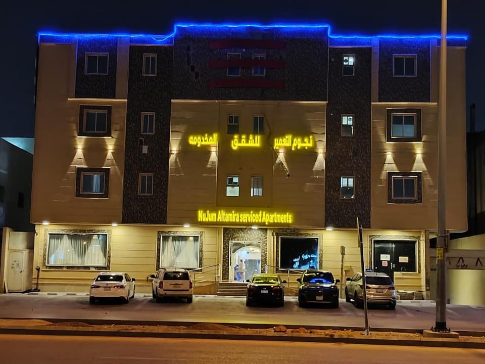 Property building, Night, Location, Parking
