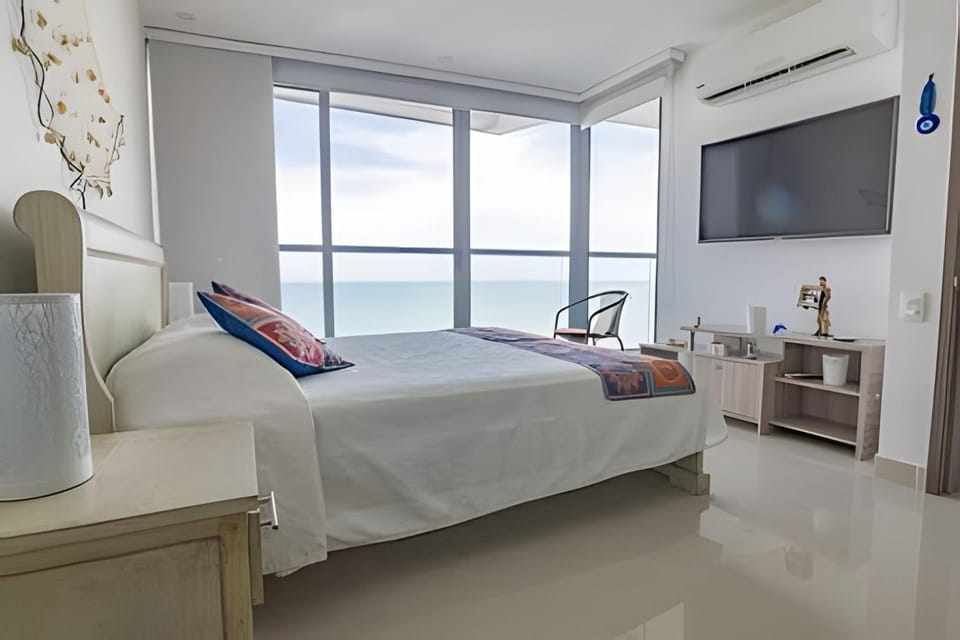 Morros City - Spectacular Ocean View Apt, 8th Floor Apartment in Cartagena