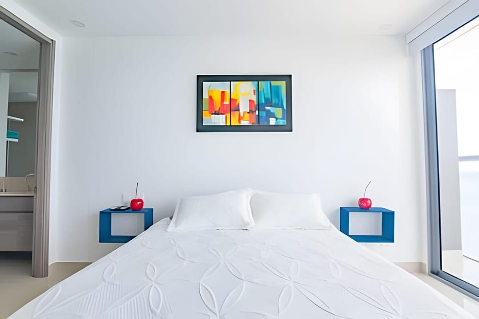 Spectacular 2-Bd Apt on 21st Floor - Morros City Apartment in Cartagena