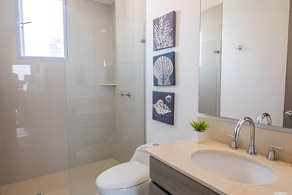Spectacular 2 bd apt on the 24th Floor-Morros City Apartment in Cartagena
