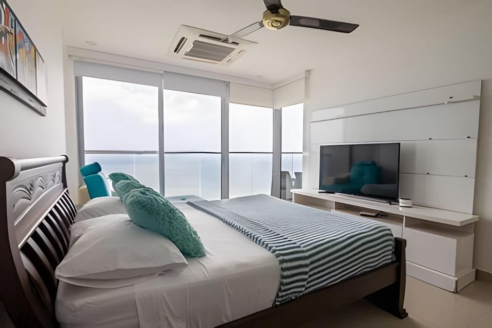 Spectacular 2 bd apt on the 27th Floor-Morros City Apartment in Cartagena