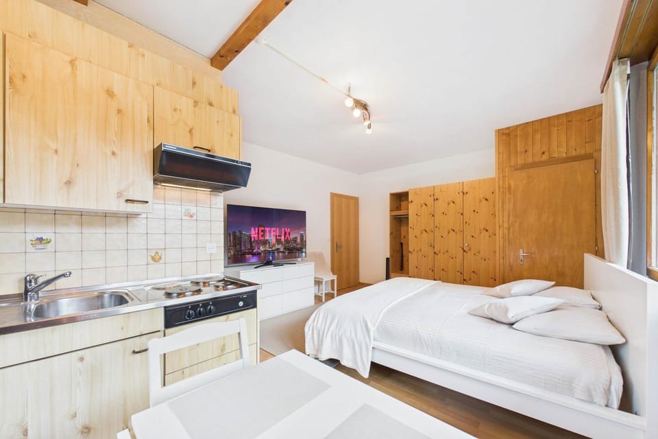 Comfortable studio with balcony and panoramic view Apartment in Canton of Valais