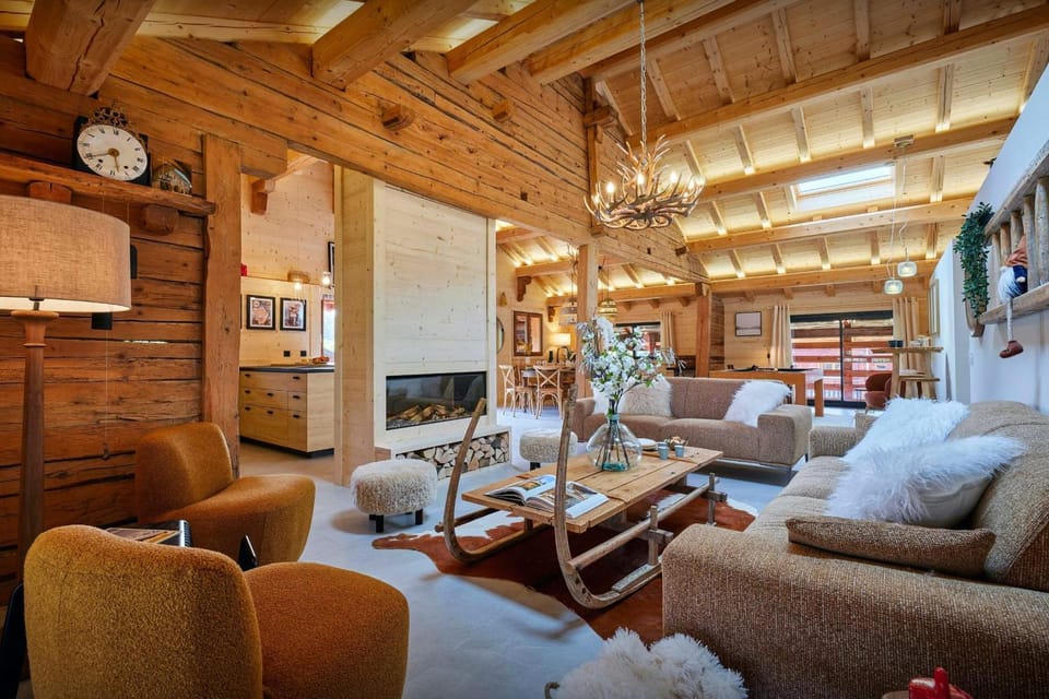 Winter, Living room, Seating area